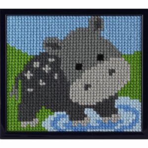 Pako Borduurpakket voor kinderen – Nijlpaardje