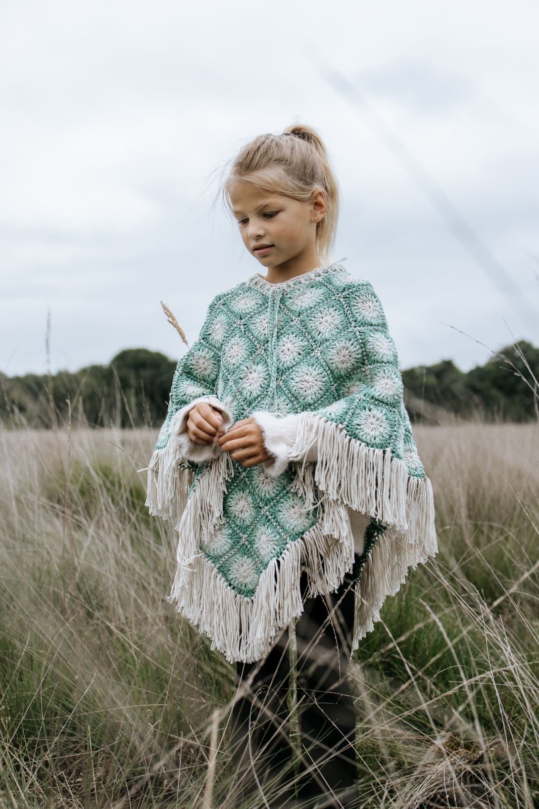 Patroon Kinderponcho - Durable Magazine_Cosy