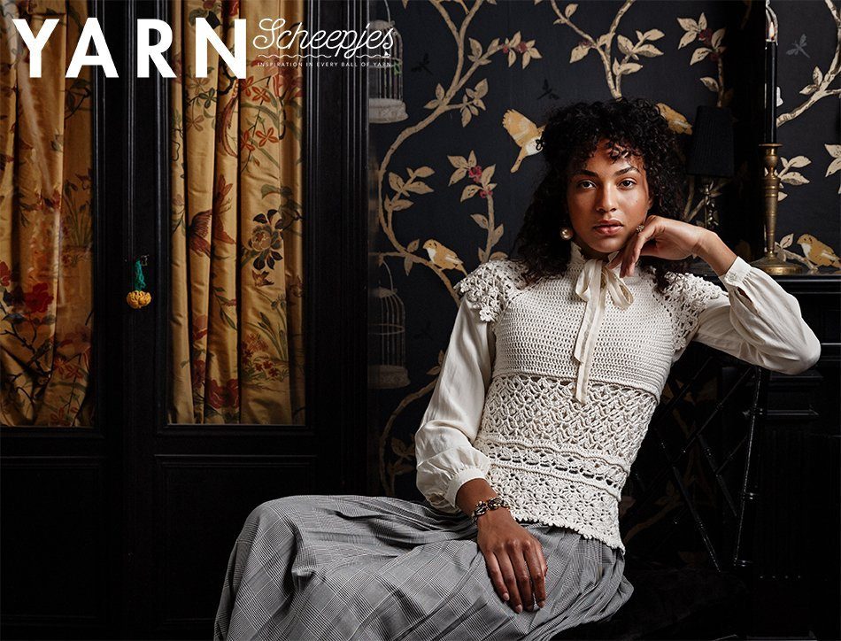 Scheepjes YARN Bookazine 12 Romance Eaton Top by Yessabett Bueno (2)