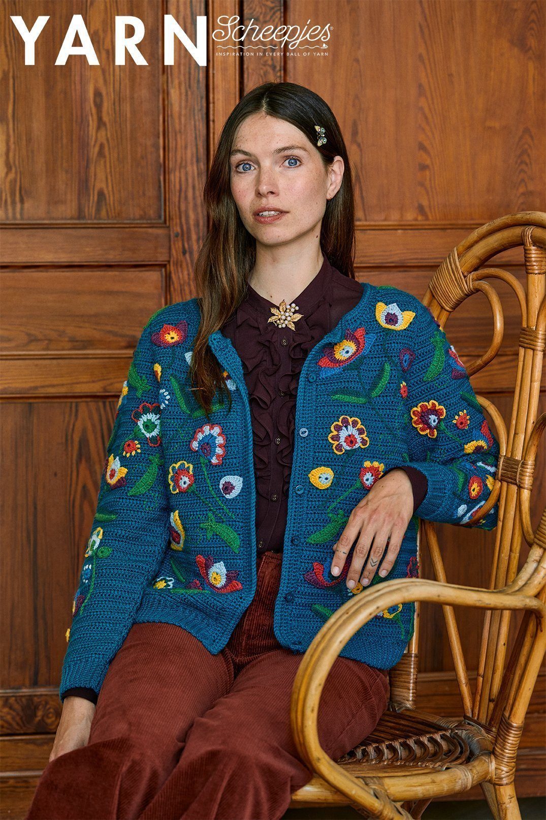 Scheepjes YARN Bookazine 12 Romance Effie Cardigan by Cara Medus (3)