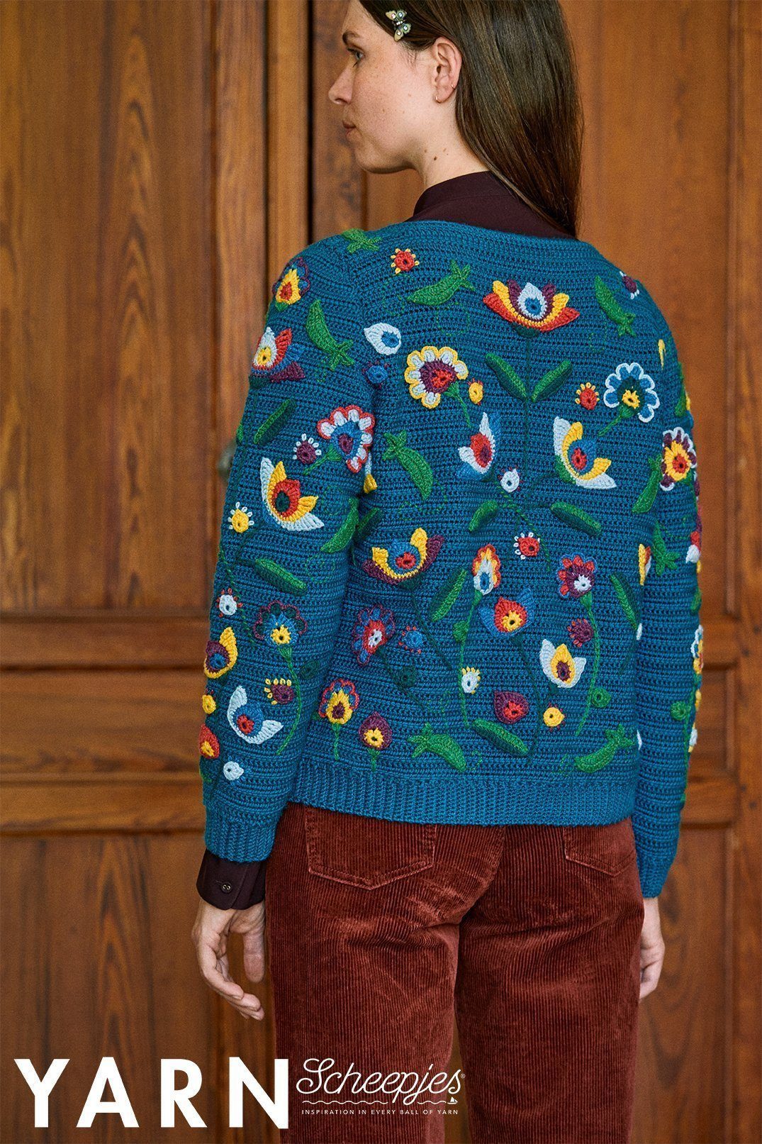 Scheepjes YARN Bookazine 12 Romance Effie Cardigan by Cara Medus (4)