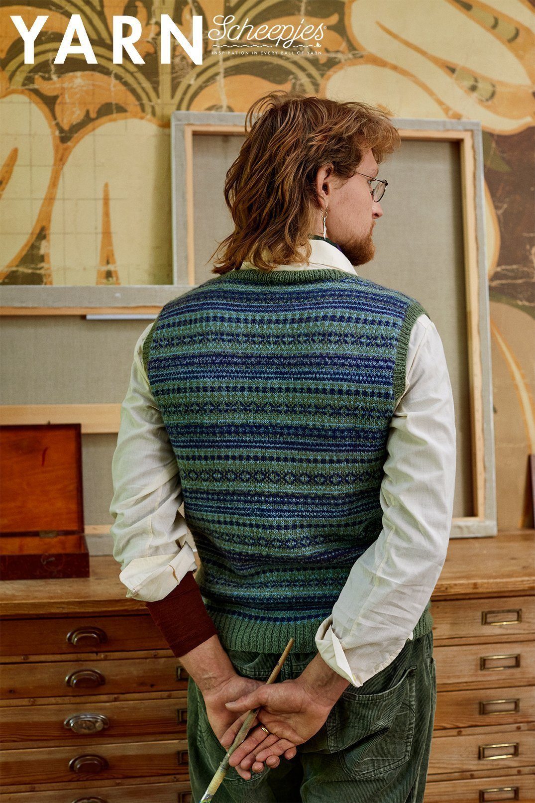 Scheepjes YARN Bookazine 12 Romance Holman Slipover by Dario Tubiana (2)