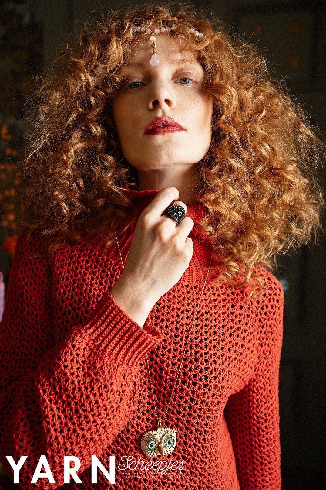 Scheepjes YARN Bookazine 12 Romance Ophelia Sweater by Natalia McHayle