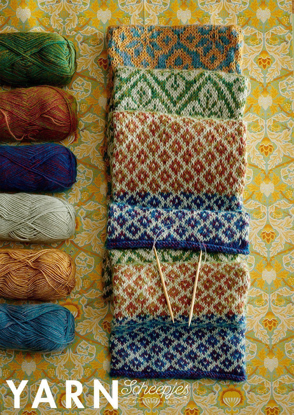 Scheepjes YARN Bookazine 12 Romance Ruskin Scarf by Martin Up North (4)