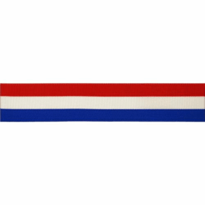 Ribslint rood-wit-blauw 40mm | Restyle