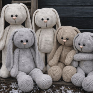 Haakpakket Funny XXL Bunny Basic – staand of zittend