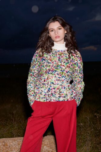 Breipakket Trui Lotte – Lang Yarns Mosaic