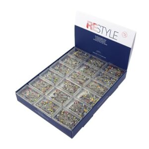 ReStyle Glaskopspelden – 0,60 x 32mm – Assorti kleuren