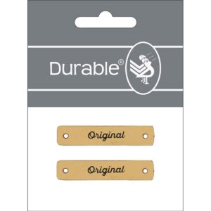 Durable Leren Labels 5 x 1 cm