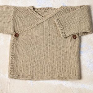 Breipakket Wikkelvestje Anders – Lang Yarns Baby Cotton Naturally Colored