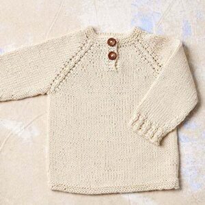Breipakket Top Down Trui Rune – Lang Yarns Baby Cotton Naturally Colored