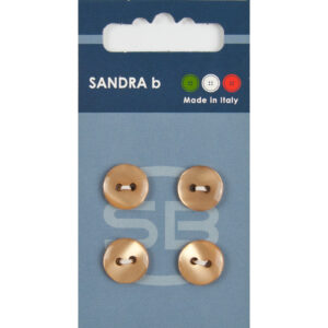 Sandra Ab Uni-gekleurde  knopen 2 gaats Ø 13 mm