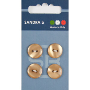 Sandra Ab Uni-gekleurde knopen 2 gaats Ø 15 mm