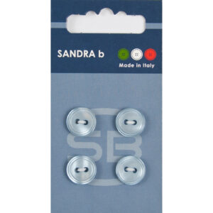 Sandra Ab Uni-gekleurde  knopen 2 gaats Ø 13 mm