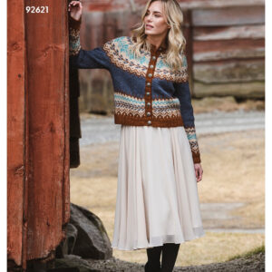 Breipakket Vest Maja – IJslandse trui met telpatroon