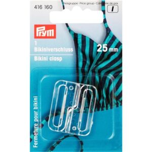 Prym Bikini- en Ceintuursluiting Haak 25 mm – Transparant