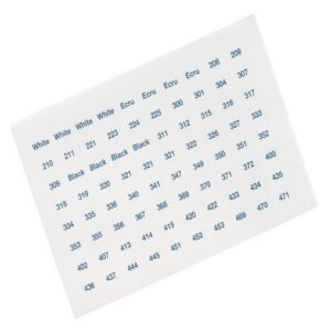 DMC Kleurstickers voor borduurgarens