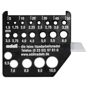 Addi Breinaaldmeter met mes – Zwart